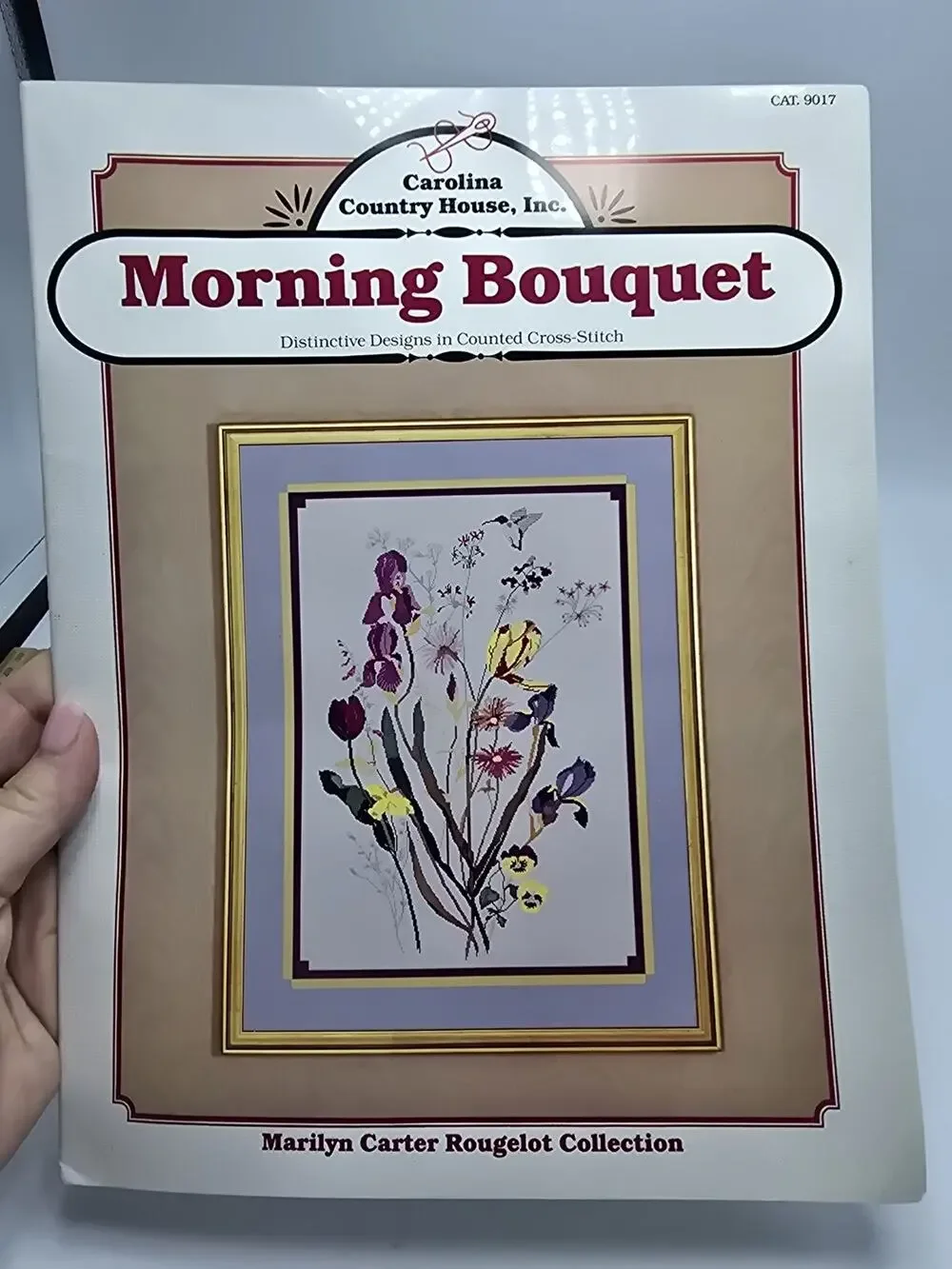 Carolina Country House Morning Bouquet Counted Cross Stitch Pattern Leaflet